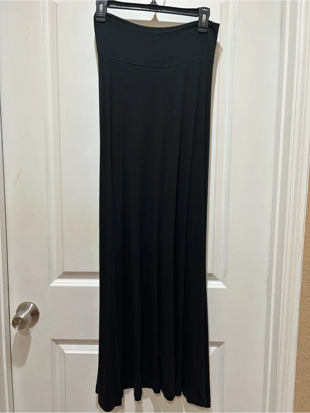 Victoria's Secret Black Maxi Skirt with Wide Waistband